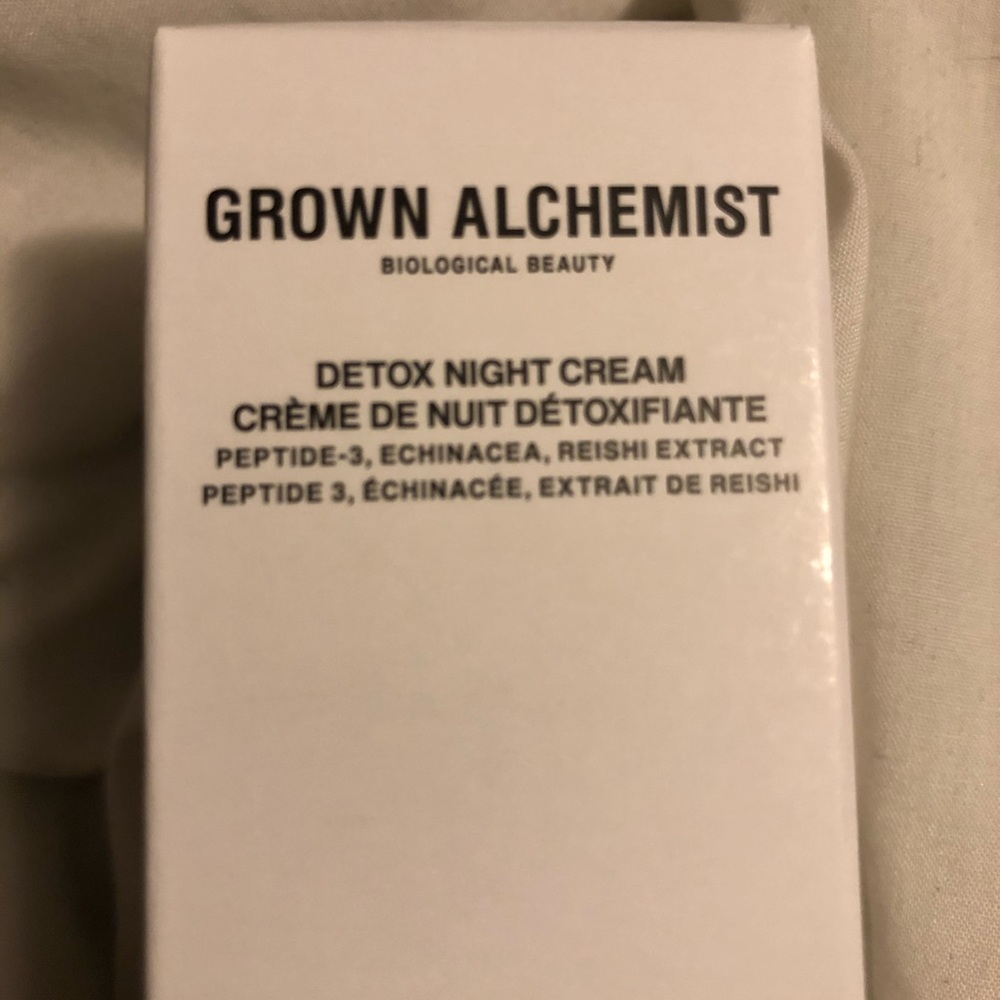 NEW Grown Alchemist detox night cream
